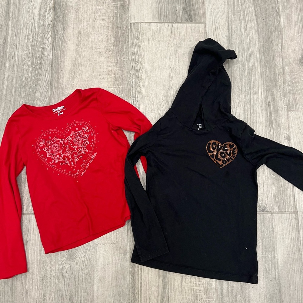 OshKoshBGosh/Carters Long Sleeve Girls T Shirts size 8